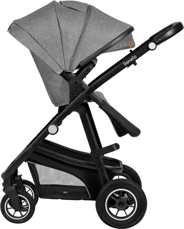 Коляска дитяча 3 в 1 Lionelo Bianka Grey Stone